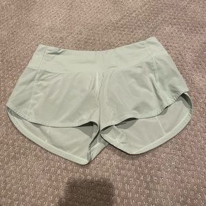 Lululemon Mint Green Speed Up Shorts